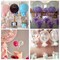 Sakolla 10 Sets Balloon Stick Stand, Balloon Sticks Holder with Base for Table Desktop Centerpiece Balloon Holder for Birthday Party, Wedding, Baby Shower and Anniversary Decoration (15.7 inch White)